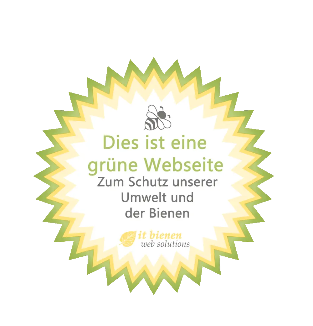 it bienen web solutions Nachhaltigkeitssiegel